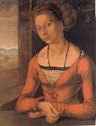 Albrecht Durer Young Woman with Bound Hair oil painting artist